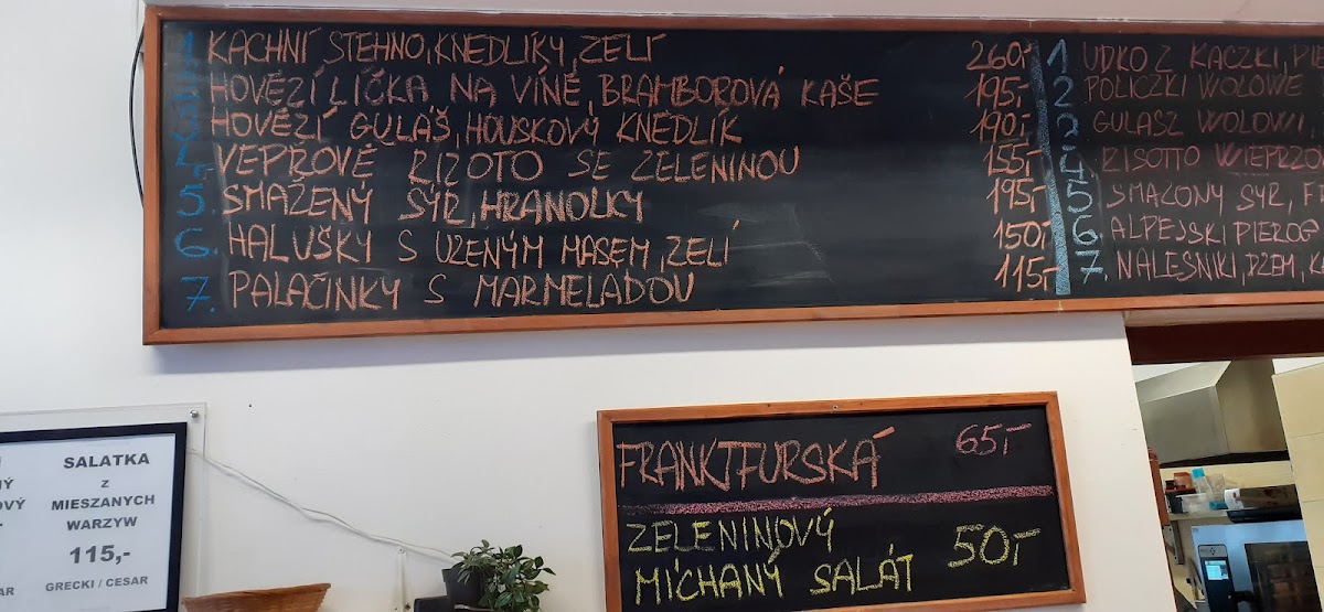 Menu Restaurace Černý Potok-1